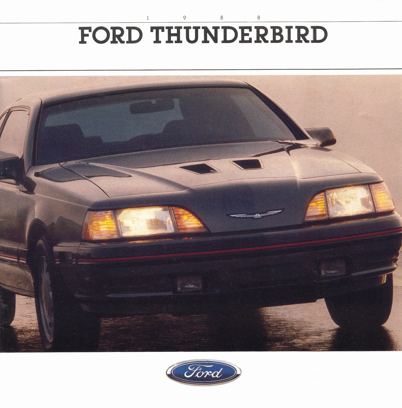 1988 Ford Thunderbird brochure